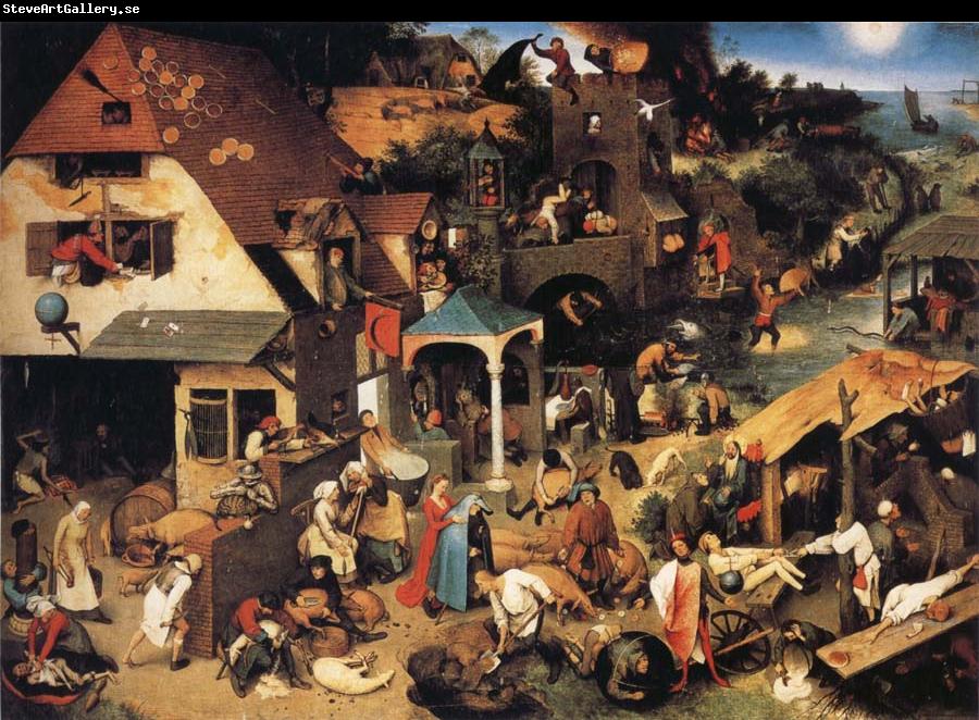 BRUEGHEL, Pieter the Younger Netherlandish Proverbs